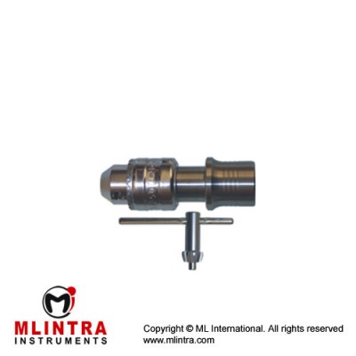Adapter with Jacobs Chuck Stainless Steel, Standard
